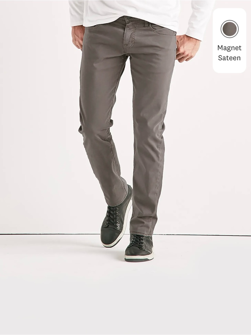Lucky Brand 110 Skinny Jean in Magnet Sateen